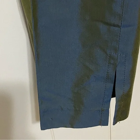 LAFAYETTE 148 New York Vintage Iridescent Silk Blend 2 Piece Suit size 8